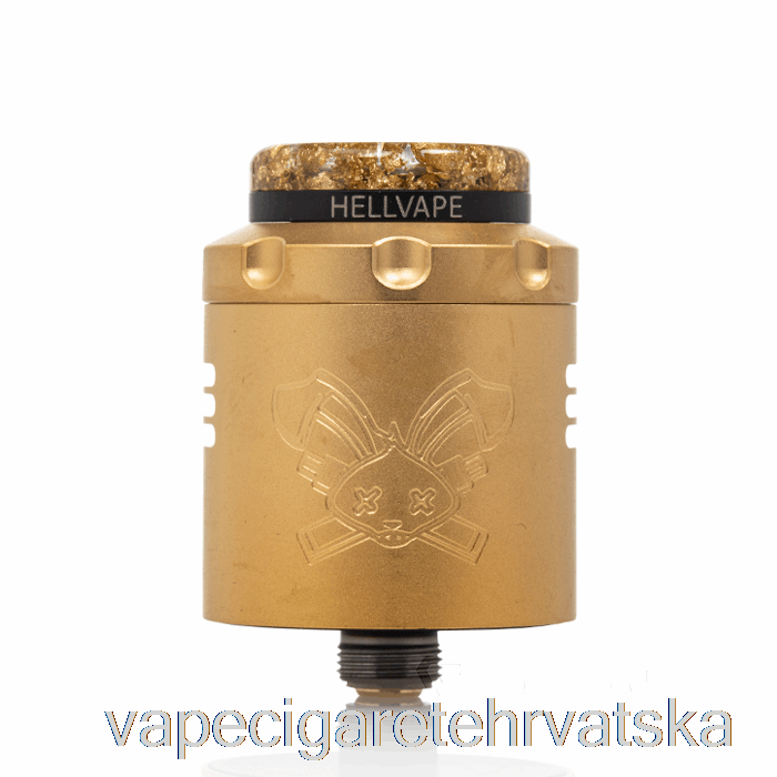 Vape Hrvatska Hellvape Dead Rabbit V3 24mm Rda [6th Anni] Gold Black